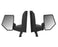 Polaris Offroad Side View Adjustable Folding Mirrors - Polaris Xpedition - Frame Mounted