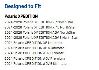 Polaris Offroad Side View Adjustable Folding Mirrors - Polaris Xpedition - Frame Mounted