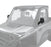 Polaris Offroad Side View Adjustable Folding Mirrors - Polaris Ranger- Door Mounted