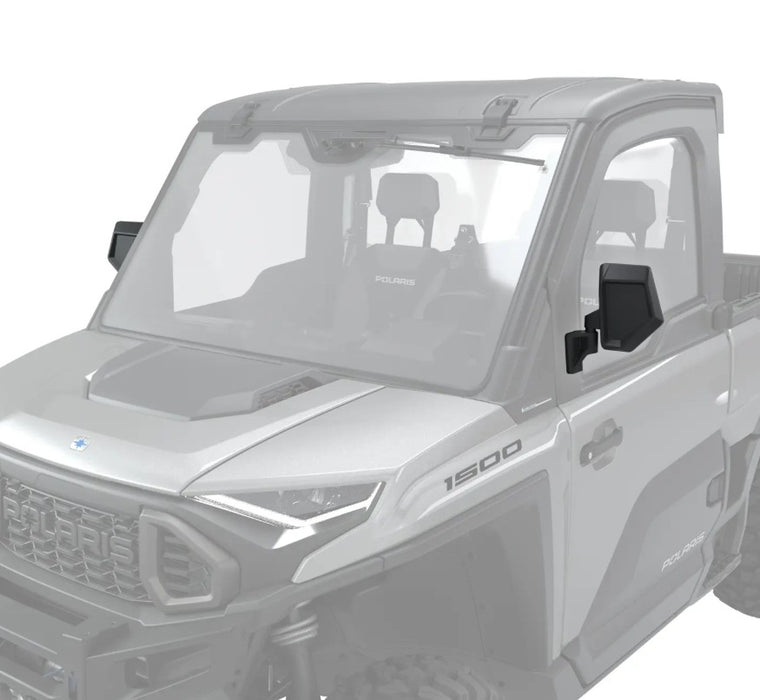 Polaris Offroad Side View Adjustable Folding Mirrors - Polaris Ranger- Door Mounted