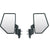 Polaris Offroad Side View Adjustable Folding Mirrors - Polaris Ranger- Door Mounted