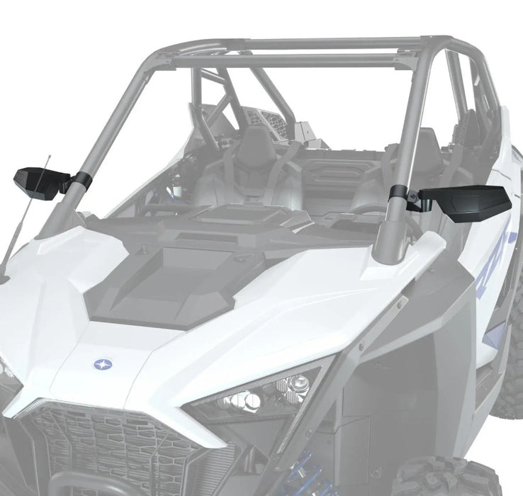 Polaris Offroad Side View Adjustable Folding Mirrors - Polaris RZR- ROPS Mounted
