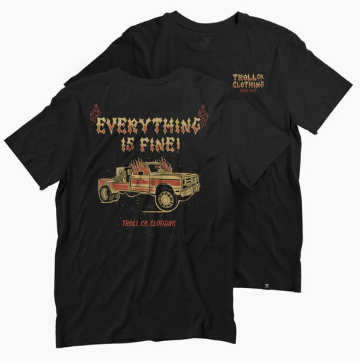 Troll Co Men's Everything is Fine T-Shirt