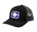 Polaris Ellipse Patch Trucker Hat - Black/Blue