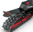 Polaris Snow Burandt Edition HD Rear Bumper RMK 155 Slash - Black 2890670-067