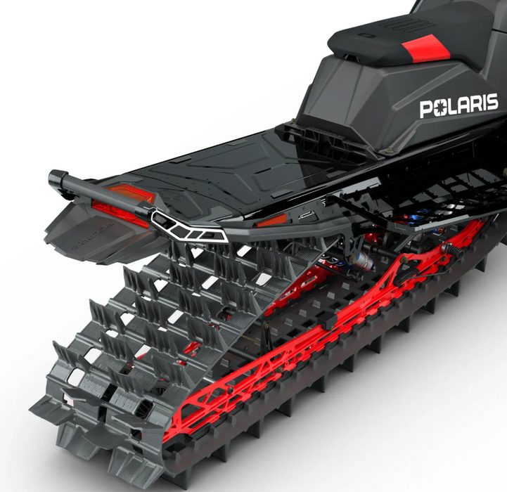 Polaris Snow Burandt Edition HD Rear Bumper RMK 155 Slash - Black 2890670-067