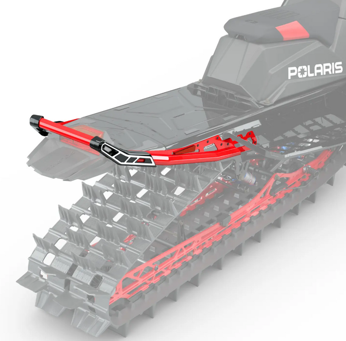 Polaris Snow Burandt Edition HD Rear Bumper RMK 155 Slash - Indy Red 2890670-293