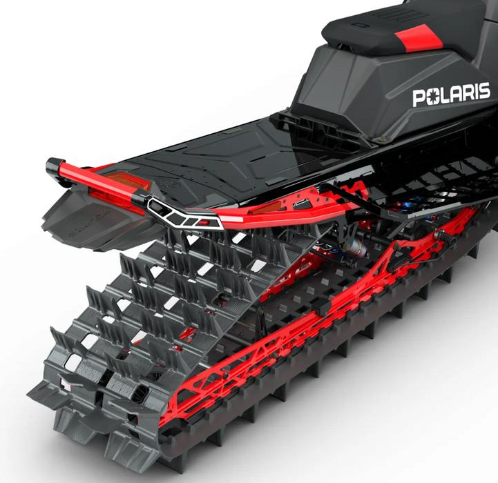 Polaris Snow Burandt Edition HD Rear Bumper RMK 155 Slash - Indy Red 2890670-293