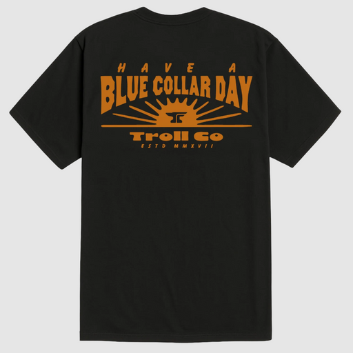 Troll Co Men's Blue Collar Sun Tee