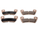 Dual Bore Compact, 1.188in Brake Pads (4 Qty) 2 Wheel Service Kit for select RZR Models - 2206025