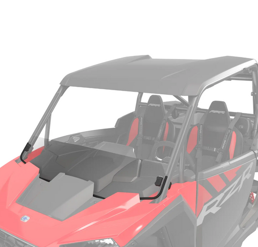 Polaris RZR Lock & Ride Half Front Windshield, Hard Coat Polycarbonate - 2884539