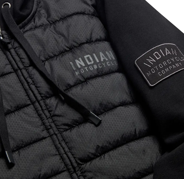 Indian Motorcycle Men's Graham Hooded Jacket - Black