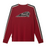 Indian Motorcycle Men's Headdress Striped Longsleeve Tee - Red