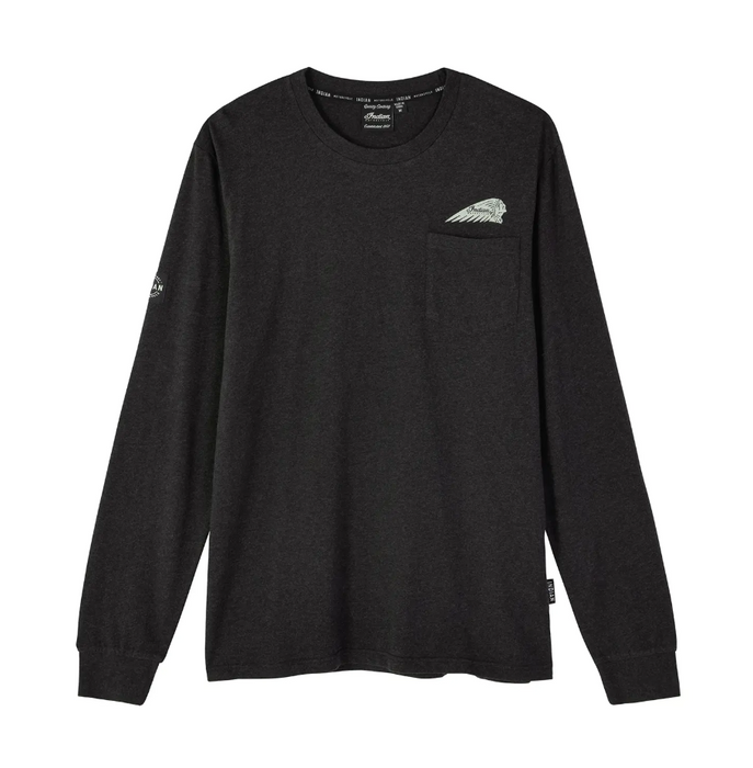 Indian Motorcycle Men's IMC Icon Pocket Longsleeve - Black