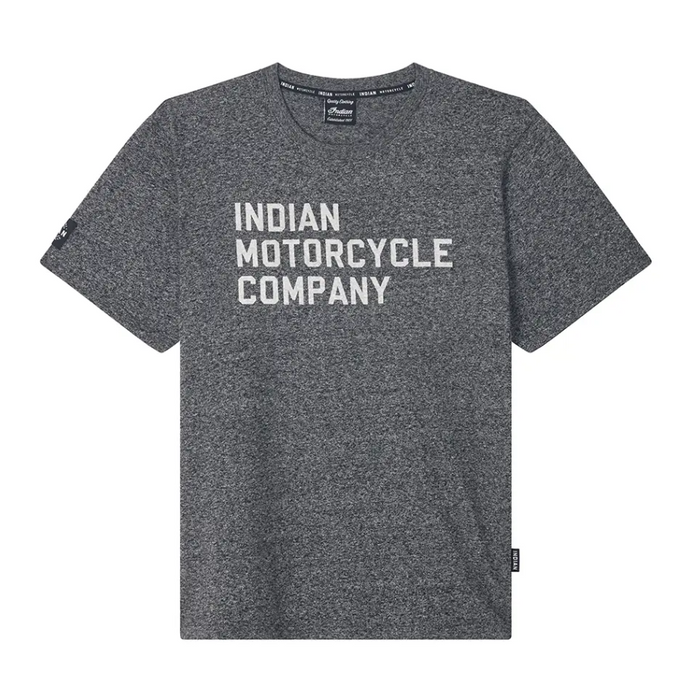 Indian Motorcycle Men's IMC Logo Print Tee- Gray