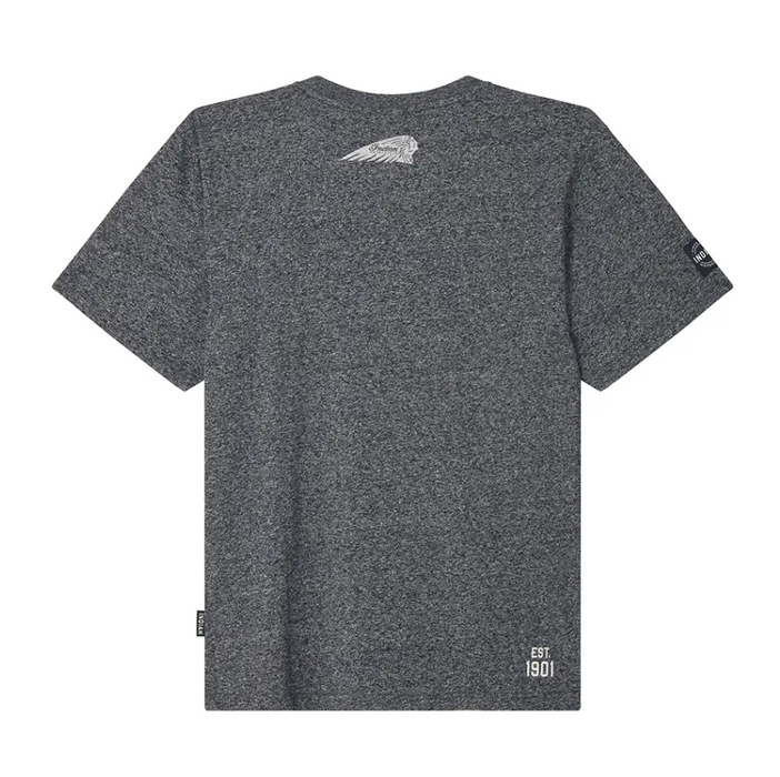 Indian Motorcycle Men's IMC Logo Print Tee- Gray