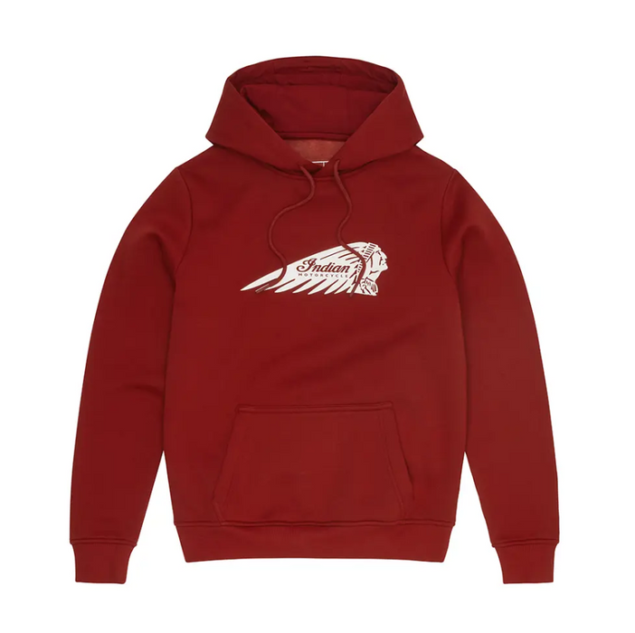 Indian Motorcycle Ladies Essential Script Logo Hoody - Red