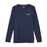 Indian Motorcycle Ladies Headdress Henley Longsleeve - Navy