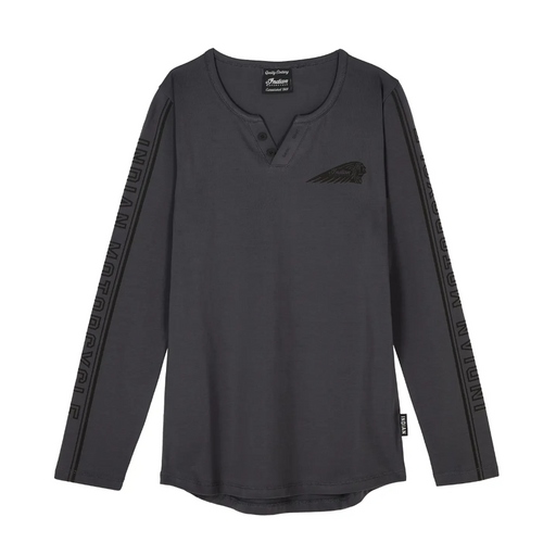 Indian Motorcycle Ladies IMC Sleeve Print Longsleeve - Gray