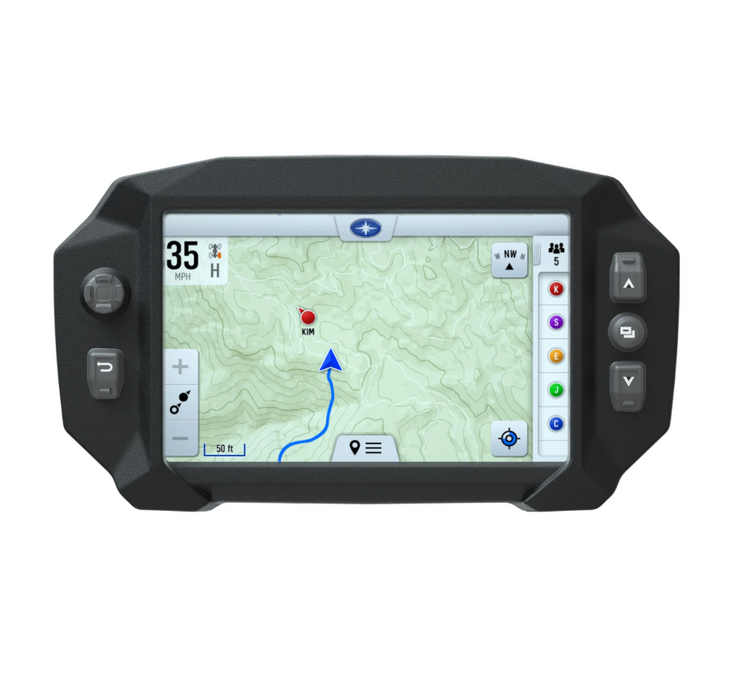Polaris Snow 7S Display powered by Ride Command