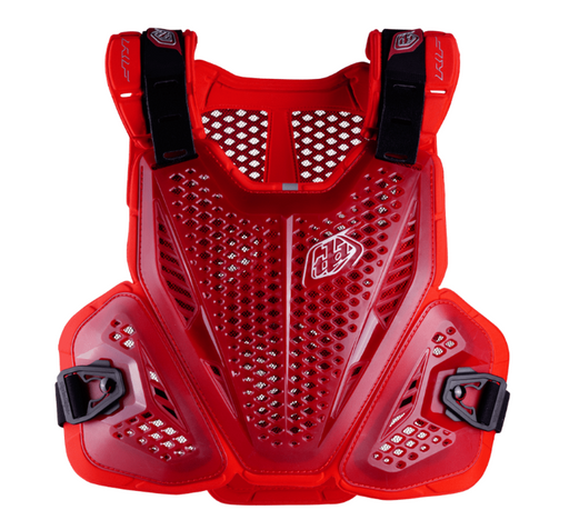 M/L TROY LEE DESIGNS ROCKFIGHT PRO CHEST GUARD - RED