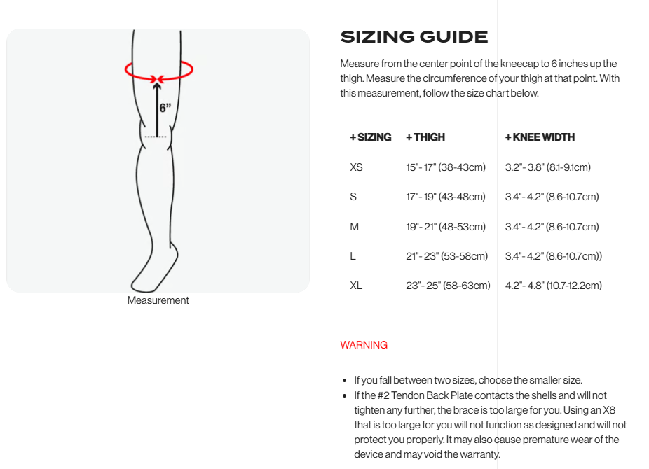Mobius X8 Knee Braces