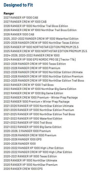 Polaris Offroad HD Pro Series Air Filter for Ranger - Part 7083113