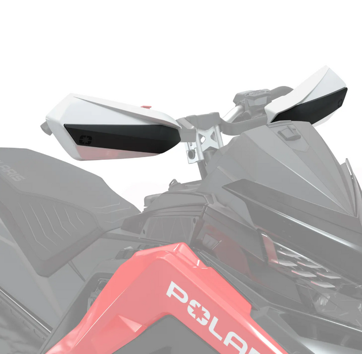 Polaris Snowmobile Defend Handguards - White 2884616-599