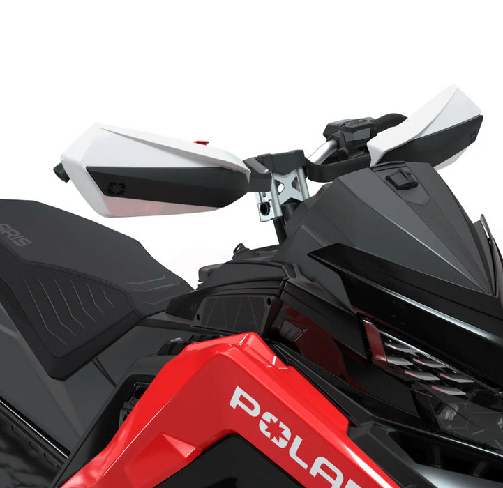 Polaris Snowmobile Defend Handguards - White 2884616-599