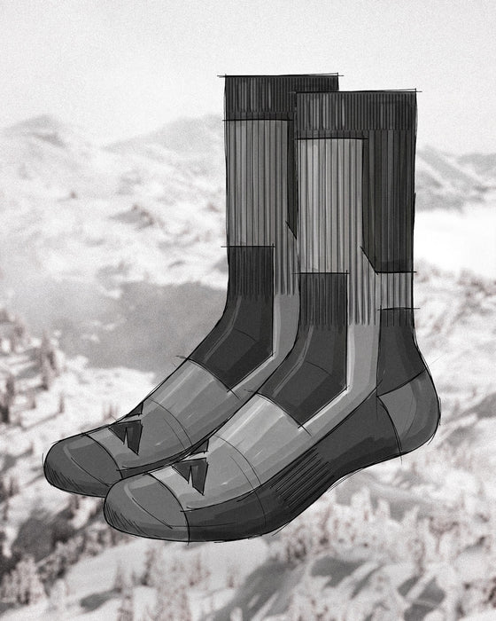 Mountain Grit Shift Sock 3-Pack