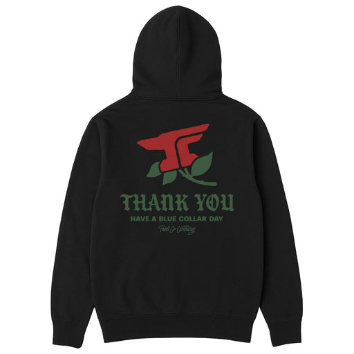 Men's Thank You Hoodie - Black