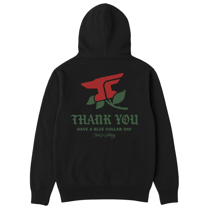 Men's Thank You Hoodie - Black