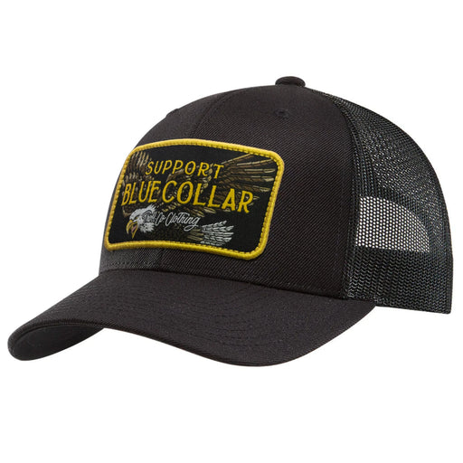 SBC Barricade Eagle Curved Brim Trucker Hat - Black