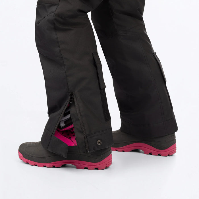 Youth Recruit Monosuit - Black/Pink