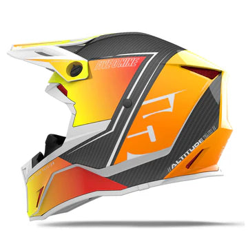 Altitude 2.0 Carbon Fiber Helmet - Orange Pop