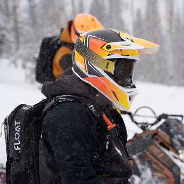Altitude 2.0 Carbon Fiber Helmet - Orange Pop