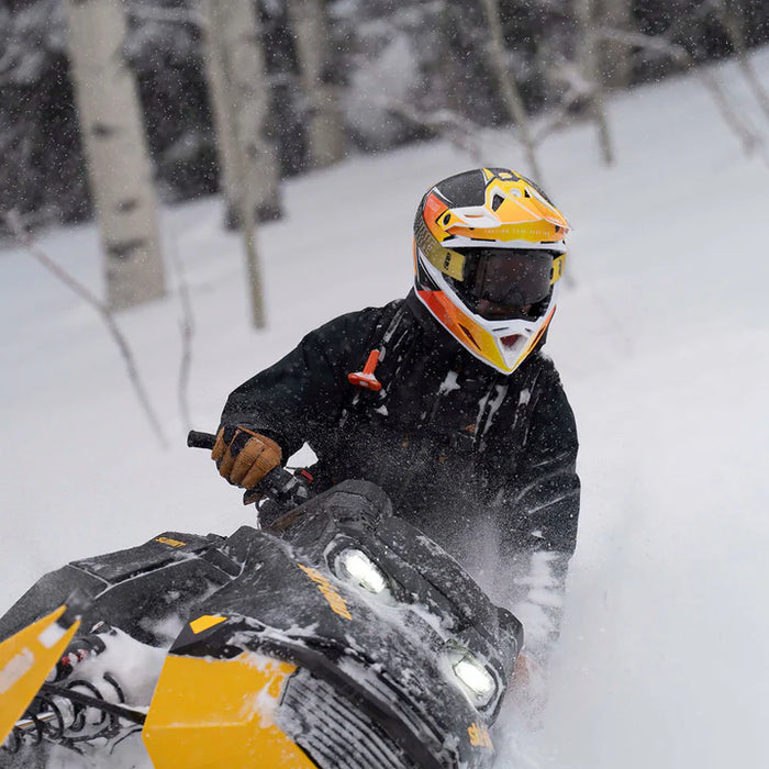 Altitude 2.0 Carbon Fiber Helmet - Orange Pop