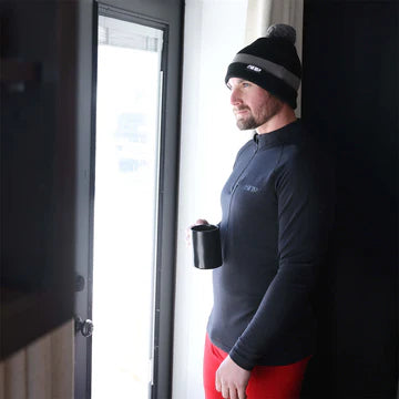 FZN Merino Quarter-Zip Shirt - Black