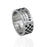 IMC Men's Speedway Checkered Band Ring