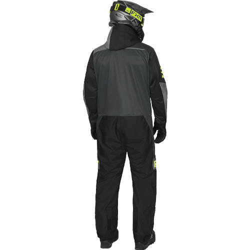 FXR Racing REVO Lite Monosuit - Asphalt/Hi Vis