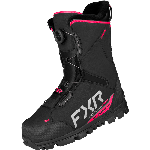 FXR X-Cross Pro Boa Boots - Black/Pink