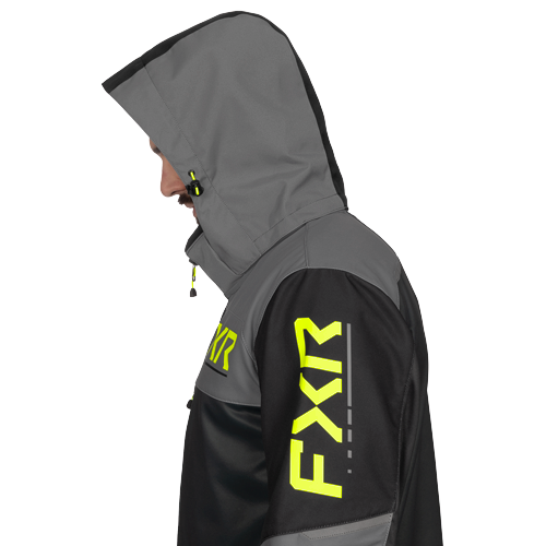 FXR Racing REVO Lite Monosuit - Asphalt/Hi Vis