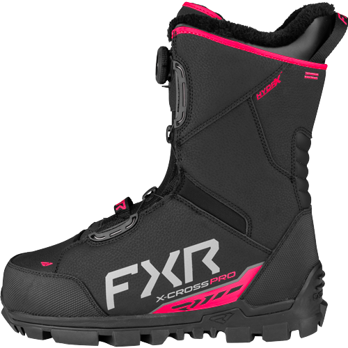 FXR X-Cross Pro Boa Boots - Black/Pink