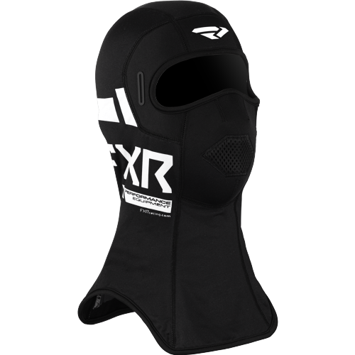 FXR Racing Boost Windbreaker Balaclava - Black/White