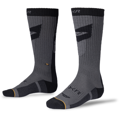 FXR Racing Boost Performance Sock - Black/Asphalt