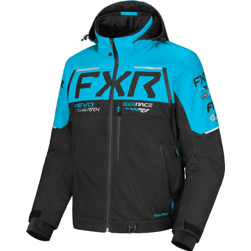 FXR Racing Mens Revo RRX 2 in 1 Jacket - Black/Blue