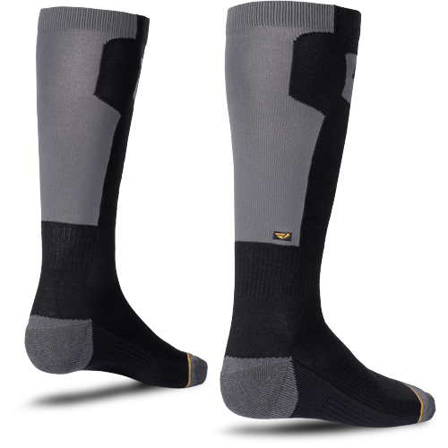 FXR Racing Vapor Merino Sock - Black/Asphalt