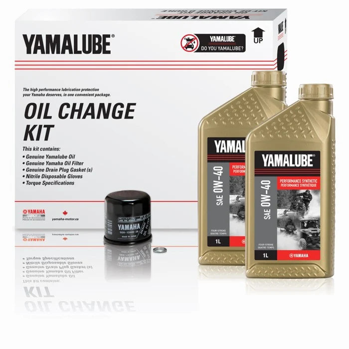 YAMAHA Yamalube® 0W-40 4T Wolverine Performance Full Synthetic Oil Change Kit (5L) QDL-ATVCH-KT-51