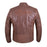 Leather Getaway Riding Jacket with Removable liner