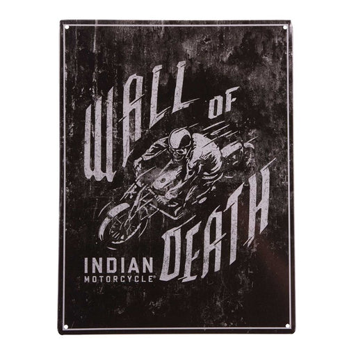 Wall Of Death Metal Sign